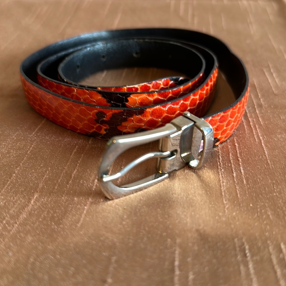 5/$25 will bundle Reversible Snakeskin Belt MADE IN ITALY
